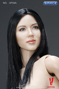 1/6 Scale Female Body w/ Asian Head Sculpt (black straight hair)