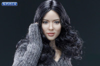1/6 Scale Female Body w/ Asian Head Sculpt (black curly hair)