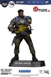 Del Walker from Gears of War 4 (Color Tops Blue Line)