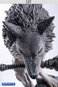 Sif the great grey Wolf Statue (Dark Souls)