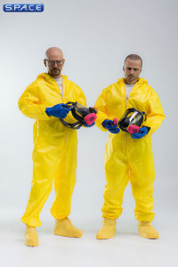 1/6 Scale Heisenberg & Jesse Pinkman in Hazmat Suit Set (Breaking Bad)