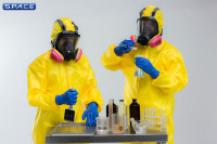 1/6 Scale Heisenberg & Jesse Pinkman in Hazmat Suit Set (Breaking Bad)