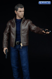 1/6 Scale Agent of Leather Suit Set