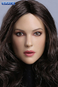 1/6 Scale European / American Female Head Sculpt (curly black hair)