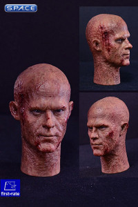 1/6 Scale Burned Male Head Sculpts Set of 2