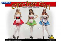 1/6 Scale green Dirndl Cosplay Clothing Set