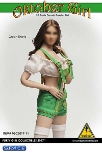 1/6 Scale green shorts Cosplay Clothing Set