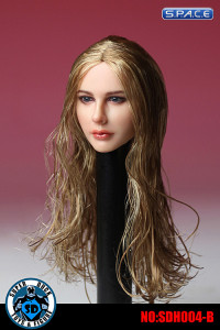 1/6 Scale Female Head Sculpt (blonde wet-look hair)