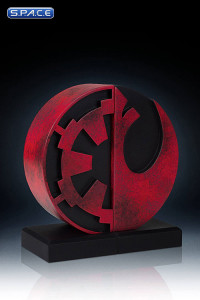 Imperial/Rebel Logo Bookends (Star Wars)