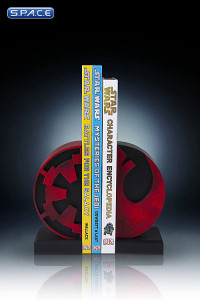 Imperial/Rebel Logo Bookends (Star Wars)