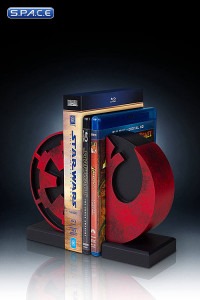 Imperial/Rebel Logo Bookends (Star Wars)