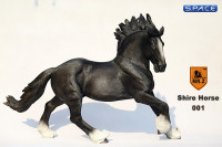 1/6 Scale black Shire Horse