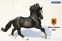 1/6 Scale black Shire Horse