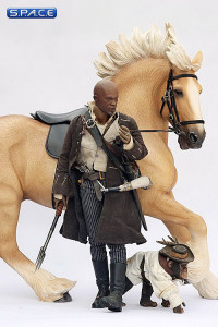 1/6 Scale beige Shire Horse