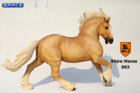 1/6 Scale beige Shire Horse