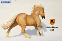 1/6 Scale beige Shire Horse