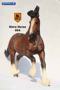 1/6 Scale brown Shire Horse