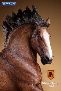 1/6 Scale brown Shire Horse