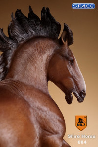 1/6 Scale brown Shire Horse