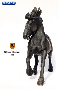 1/6 Scale grey Shire Horse