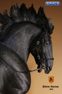 1/6 Scale grey Shire Horse