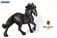 1/6 Scale grey Shire Horse