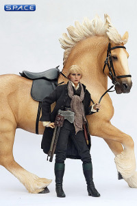 1/6 Scale black Saddle