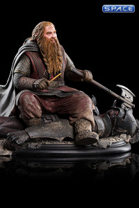 Gimli the Dwarf on Uruk-Hai 43 Mini-Statue (Lord of the Rings)