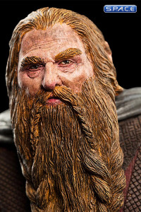 Gimli the Dwarf on Uruk-Hai 43 Mini-Statue (Lord of the Rings)