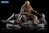 Gimli the Dwarf on Uruk-Hai 43 Mini-Statue (Lord of the Rings)