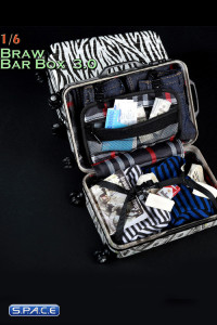 1/6 Scale Zebra Travel Trolley draw bar box 3.0