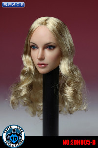 1/6 Scale Female Head Sculpt (blonde long Hair)