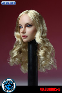 1/6 Scale Female Head Sculpt (blonde long Hair)