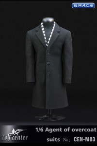 1/6 Scale Agent of Overcoat Suit Set