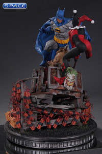 Batman vs. Harley Quinn Battle Statue (DC Comics)