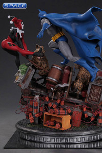 Batman vs. Harley Quinn Battle Statue (DC Comics)