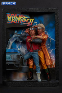 Sculpted Movie Poster and History Book Set (Back to the Future)
