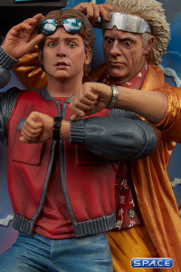 Sculpted Movie Poster and History Book Set (Back to the Future)