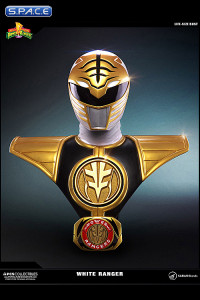 1:1 White Ranger Life-Size Bust (Power Rangers)