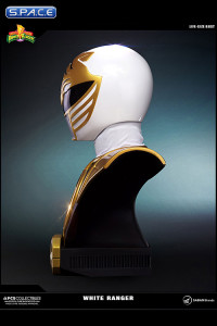 1:1 White Ranger Life-Size Bust (Power Rangers)