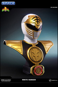 1:1 White Ranger Life-Size Bust (Power Rangers)