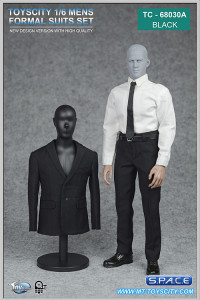 1/6 Scale Mens Suits Set black