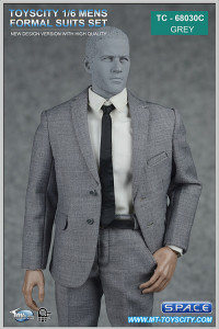 1/6 Scale Mens Suits Set grey