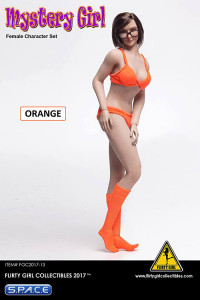 1/6 Scale Mystery Girl Female Character Set Velma orange