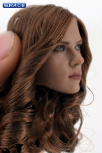 1/6 Scale Scarlet Head Sculpt long brown hair