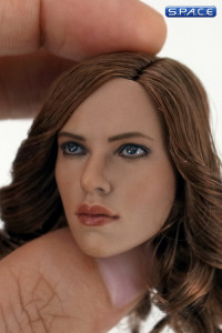 1/6 Scale Scarlet Head Sculpt long brown hair