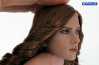 1/6 Scale Scarlet Head Sculpt long brown hair