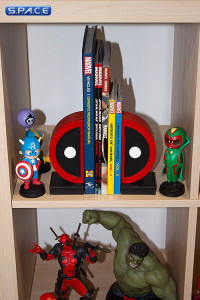 Deadpool Logo Bookends (Marvel)