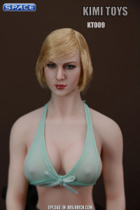 1/6 Scale European / American Female Head Sculpt (short blonde)