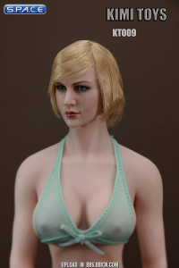 1/6 Scale European / American Female Head Sculpt (short blonde)